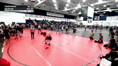 138 lbs Quarterfinal - Tyler Franco, Bonita vs Maxim Sim, World Team Training Center