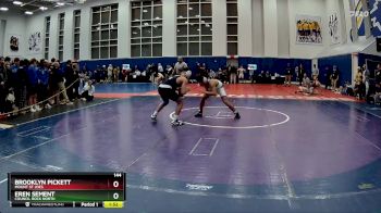 144 lbs Champ. Round 3 - Brooklyn Pickett, Mount St Joes vs Eren Sement, Council Rock North