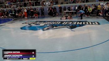 77 lbs Quarterfinal - Cameron Watson, Alaska vs Andrew MacMaster, Mid Valley Wrestling Club