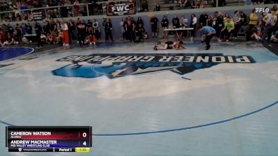 77 lbs Quarterfinal - Cameron Watson, Alaska vs Andrew MacMaster, Mid Valley Wrestling Club