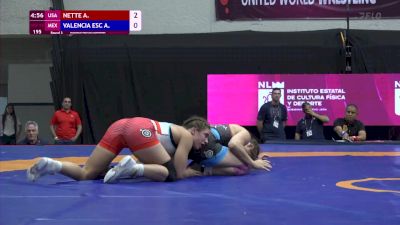59 kg Round 3 - Abby Nette, USA vs Alma Valencia, MEX