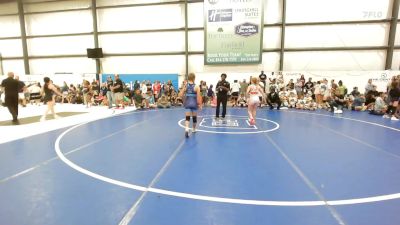 46 lbs Rr Rnd 7 - Emily Hamil, Okie Girls - W vs Harper Kalo, Michigan Wrestling Academy - W