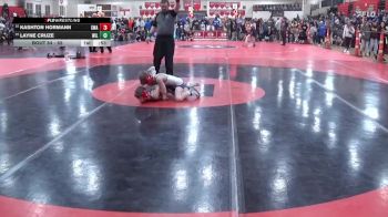 65 lbs Cons. Round 3 - Kashton Hormann, Summit Wrestling Academy vs Layne Cruze, Willmar