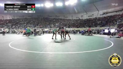 G6A-135 lbs Cons. Round 1 - Whitney Bryant, Mustang-Girls vs La`india Perry, MacArthur-Girls