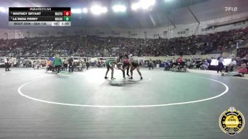 G6A-135 lbs Cons. Round 1 - Whitney Bryant, Mustang-Girls vs La`india Perry, MacArthur-Girls