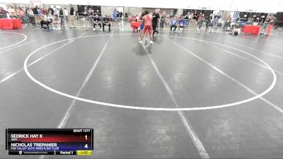 190 lbs 5th Place Match - Sedrick Hay Ii, AWA vs Nicholas Trepanier, Fox Valley Elite Wrestling Club