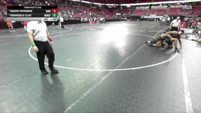 D1-285 lbs Semifinal - Deangelo Clay, Monona Grove/McFarland vs Makhi Rodgers, Brown Deer/Messmer/Shorew.