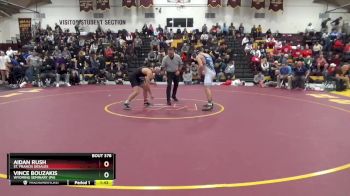 150 lbs Champ. Round 2 - Aidan Rush, St. Francis Desales vs Vince Bouzakis, Wyoming Seminary (PA)