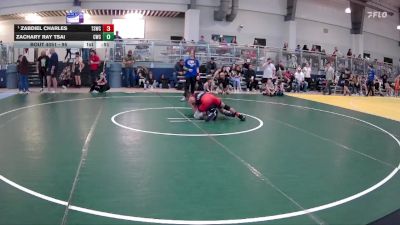 95 lbs Semifinal - Zabdiel Charles, Texas Style Wrestling Club vs Zachary Ray Tsai, Cardinal Wrestling Club