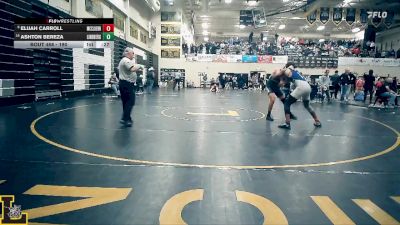 190 lbs 13th Place Match - Elijah Carroll, McCluer North vs Ashton Bereza, Lindbergh