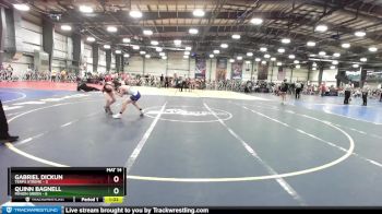 84 lbs Rd# 1 9:00am Friday - Quinn Bagnell, Minion Green vs Gabriel Dickun, Terps Xtreme