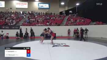 200 lbs Cons Semis - Tirza Twoteeth, Kalispell Wrestling Club vs Destiny Marquez, Orange County RTC