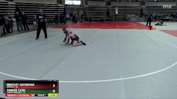 115 lbs Quarterfinal - Parker Cash, Crosby Ironton vs Bentley Ascheman, Benson