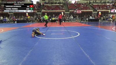 57 lbs 1st Place Match - Kristian Alvarado, Kalispell Wrestling Club vs Daniel Torres, Mat Demon Wrestling Club