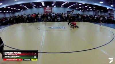 63 lbs Cons. Round 5 - Walker Manbeck, Noke Wrestling RTC vs Garrison Powell, Tabb Wrestling Club