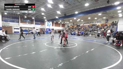 106 lbs Champ. Round 1 - Mauricio Servin, Alemany vs Daniel Barajas, Downey