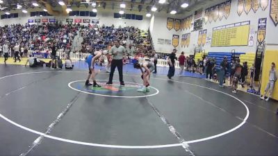 108 lbs Champ. Round 2 - Daniel Moore, New Smyrna Beach Sr H S vs Tristen Duncan, Clay