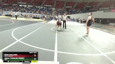 3A-195 lbs Champ. Round 1 - Seth Gallego, North Valley vs Erick Canales-Perez, Taft