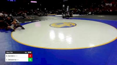 113 lbs Consi Of 16 #1 - Dakota Sanders, Arcata (NC) vs Carter Delacerna, Sutter (SJ)