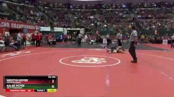 D3-150 lbs Quarterfinal - Westyn Moyer, Mechanicsburg vs Kaleb Mcfee, West Muskingum