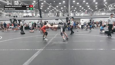 175 lbs Quarterfinals (8 Team) - Thomas Schechterly, Mat Assassins Black vs Niko Rotella, JV All Stars