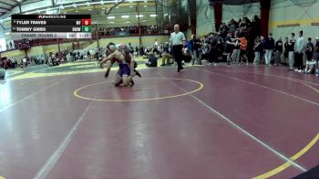 150 lbs Champ. Round 3 - Tommy Gibbs, Brownsburg vs Tyler Traves, Mountain View