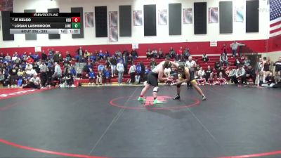 285 lbs 1st Place Match - Logan Lashbrook, Janesville vs JT Kelso, Clarion-Goldfield-Dows