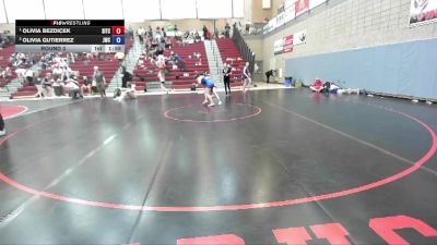130 lbs Round 3 - Olivia Bezdicek, Southern Idaho Training Center vs Olivia Gutierrez, Jerome Wrestling Club