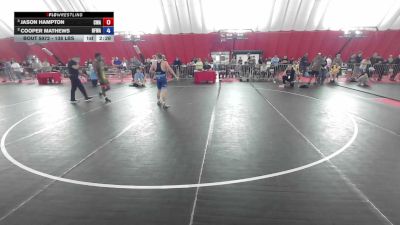 138 lbs Semis - Jason Hampton, Callan Wrestling Academy vs Cooper Mathews, Black Fox Wrestling Academy