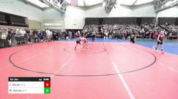 62-J lbs Quarterfinal - Chase Bauer, Seneca vs MJ Carney, MPR