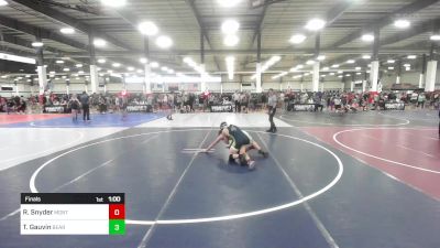 138 lbs Final - Rusty Snyder, Montezuma Cortez vs Tristan Gauvin, Bear Cave