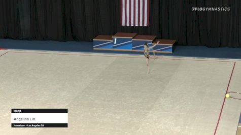 Angelina Lin - Hoop - 2021 Rhythmic Elite Qualifier