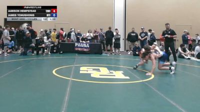 113 lbs Cons. Sub-rd Of 16 - Jamison Hempstead, The Hunt Wrestling Club vs James Yonushonis, M2 Training Center