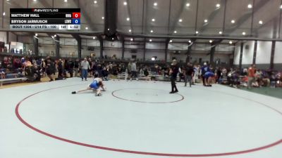 U14 FS - 100 lbs 3rd Place Match - Matthew Hall, Whatcom Wrestling Academy vs Bryson Jarmusch, Lake Stevens Wrestling Club