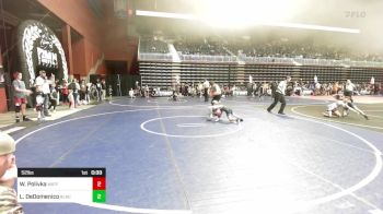 52 lbs Quarterfinal - Weston Polivka, Watford City Wolves vs Lorenzo DeDomenico, Black Fox Wr Ac