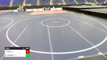 58 lbs Semifinal - Ryatt Cavazos, Hammer House vs Tristen Craft, Western Slope Elite