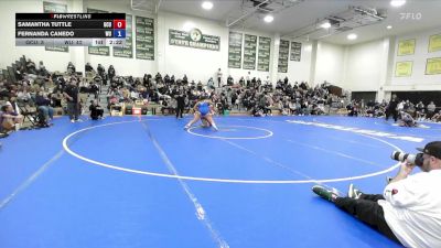 207 lbs Quarterfinals (8 Team) - Samantha Tuttle, Grand Canyon University Club vs Fernanda Canedo, Westcliff