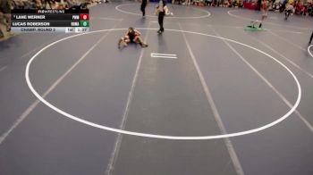 12U - 117 lbs Champ. Round 2 - Lucas Roberson, Rochester Mayo vs Lane Werner, Pursuit Wrestling Minnesota