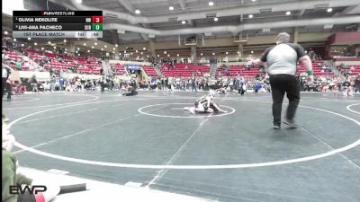 55 lbs 1st Place Match - Olivia Nekolite, Nebraska WA vs Livi-Ana Pacheco, Steel City Reloaded