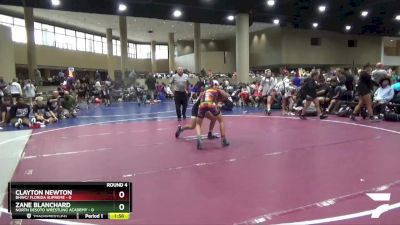 106 lbs Round 4 (6 Team) - Clayton Newton, BHWC/ Florida Supreme vs Zane Blanchard, North Desoto Wrestling Academy