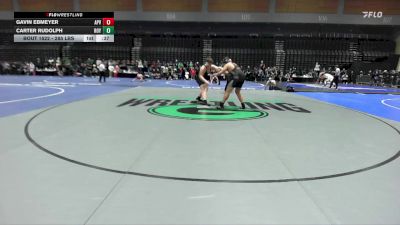 285 lbs Consi Of 16 #1 - Gavin Ebmeyer, Apple Valley vs Carter Rudolph, Roy