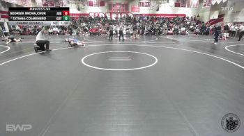 125 lbs Champ. Round 2 - Georgia Michalchuk, Archbishop Riordan vs Tatiana Colmenero, Gilroy