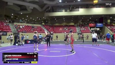 113 lbs Cons. Round 2 - Archer Ferguson, NE vs Charlie Coyne, CA