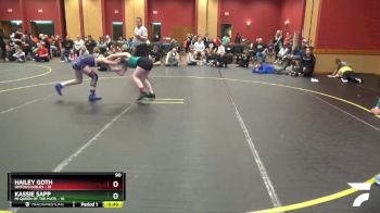 90 lbs Round 4 (6 Team) - Hailey Goth, Untouchables vs Kassie Sapp, MI Queen Of The Mats