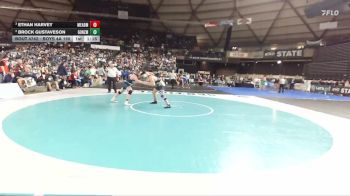 Boys 4A 190 lbs Semifinal - Ethan Harvey, Mead vs Brock Gustaveson, Gonzaga Prep