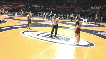 3A 215 lbs Quarterfinal - Kai Calcutt, Wilmette (Loyola Academy) vs Ryker Czubak, Joliet (Catholic Academy)