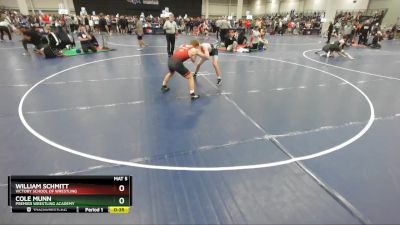 132 lbs Cons. Round 4 - Cole Munn, Premier Wrestling Academy vs William Schmitt, Victory School Of Wrestling