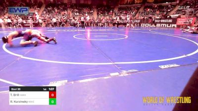 96 lbs Round Of 16 - Tucker Brill, Hawk vs Rocklan Kurzinsky, Wave Wrestling Club (TN)