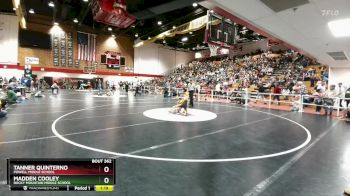 77 lbs Semifinal - Madden Cooley, Rocky Mountain Middle School vs Tanner Quinterno, Powell Middle School