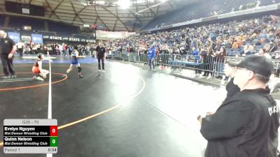 70 lbs Semis - Evelyn Nguyen, Mat Demon Wrestling Club vs Quinn Nelson, Mat Demon Wrestling Club
